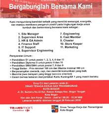 Ambisi ini adalah landasan kami dalam setiap keputusan dan langkah yang diambil untuk menjadi retailer terbaik di indonesia, sebagai tujuan utama berbelanja. Transmart Bogor Smk Tri Dharma 3 Bogor Facebook