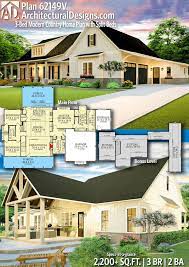 Plan 62149v 3 Bed Modern Country Home Plan With Split Beds House Plans Farmhouse Country House Plans Farmhouse Plans