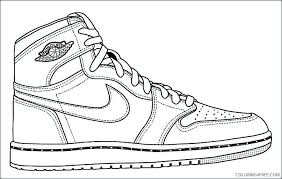 Feel free to print and color from the best 37+ nike logo coloring pages at getcolorings.com. Air Nike Air Coloring Pages Printable Sheets Printable Nike Shoes 2021 A 2888 Coloring4free Coloring4free Com