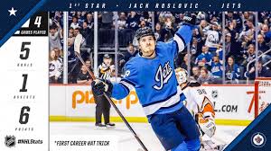 Roslovic received a qualifying offer from the jets on sunday. Jack Roslovic Garners The First Star Of The Week Youtube