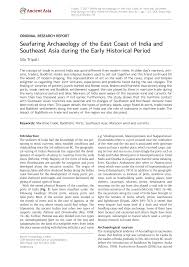 pdf seafaring archaeology of the east coast of india and