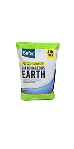 Safer brand ant and crawling insect killer's 100% diatomaceous earth pest control formula is ideal for killing ants, earwigs, cockroaches, silverfish, crickets, fleas, millipedes, and centipedes. Amazon Com Safer Brand 51704 Food Grade Diatomaceous Earth 4 Lb Garden Outdoor