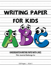 These themed writing sheets should do the trick. Kindergarten Writing Paper With Lines For Abc Kids 120 Blank Handwriting Practice Paper With Dotted Lines Paperback A Room Of One S Own Books Gifts