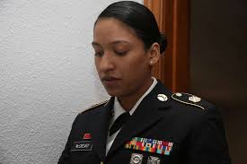 U.S. Army Spc. Marie McCreary, assigned to the 241st