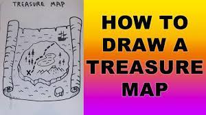 Teach kids mapping skills through play in a pirates treasure hunt. How To Draw A Treasure Map Youtube