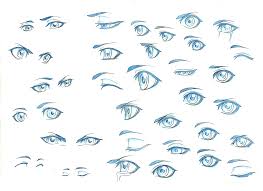 A step by step tutorial on how to draw male anime or manga style eyes with an explanation of how to place anime eyes on the head. Eye Ref 1 By Theshionproject On Deviantart Anime Eyes Manga Eyes Eye Drawing Tutorial