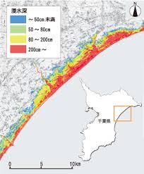 九十九里浜 内陸３キロまで 東京湾で最大３メートル 県が津波予測 千葉日報オンライン