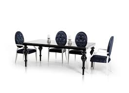 Stunning japanese style mother of pearl oriental dining table and 4 chairs. Glossy Black Lacquer Dining Table Vig Versus Bella Transitional Contemporary Vgdvls212 Blk