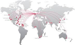 If you've been yearning to try out fun adventures and create unforgettable memories, have a look at the top international flight routes from virgin australia Virgin Atlantic Route Map Virgin Atlantic Travel Posters