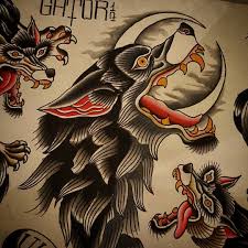 Check spelling or type a new query. Traditional Wolf Tattoo Flash Novocom Top