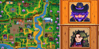 The player can unlock this feature by walking to the bus stop on a winter day between 6 a.m. Stardew Valley Where Every Npc Is Located On The Map Inter Reviewed