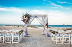 A florida destination beach wedding. St Augustine Beach Weddings Sun Sea Beach Weddings