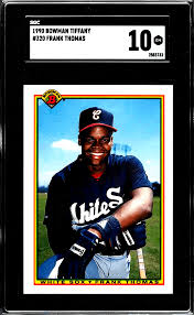 1990 leaf frank thomas rookie #300 psa 8. Frank Thomas Rookie Card Best Cards Checklist And 1 Investment Guide