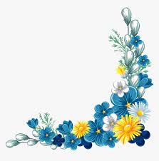 Maybe you would like to learn more about one of these? Transparent Floral Border Png Blue Flower Border Clipart Png Download Transparent Png Image Pngitem