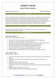 For an engineer, those times are when you change careers or seek a specific position. Project Engineer Resume Samples Qwikresume