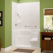 Therapeutic soaking bathtub and faucet set (white) (right drain) sr sun rise shower system with handheld showerhead & rain shower combo set. Universal Design Create An Accessible Bathroom On A Budget Small Bathroom Tub Shower Combo Accessible Bathroom
