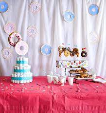 Donut Themed Baby Sprinkle Shower With Free Printable Donut Decor