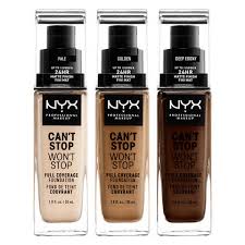 Testing nyx can't stop won't stop foundation! Can T Stop Won T Stop Full Coverage Foundation Nyx Professional Makeup