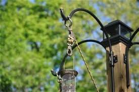 Bird Feeder Pulley System Image Result For Bird Feeder Hanger Pulley System Bird Feeder Hangers Birds Squirrel Feeders