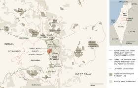 Jerusalem sites in the first temple visscher map of jerusalem (1660s). Map Of Settlements Around Jerusalem Map Nytimes Com