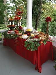 Buffet Table Cloths Fine Linen Rentals Event Linen Rentals Www Bbjlinen Com Decoracao De Festa Havaiana Mesa De Buffet Decoracao Ceia De Natal