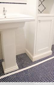 rambling renovators the love list blue penny tile penny tiles bathroom boy bath