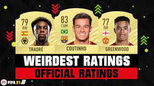 Barcelona de la primera división de españa. Fifa 21 Weirdest Player Ratings Ft Coutinho Traore Greenwood Etc Youtube