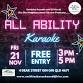 All Abilites Karaoke - Gin Gin event image