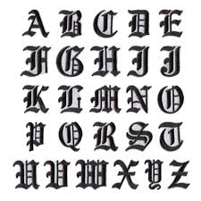 Click on the individual fonts to see further examples and instructions for use with latex. Font Embroidery Patches Single Pieces English Alphabet Letters A Z Mixed Embroidered Sew On Badge Iron On Patches For Clothing Patches Aliexpress