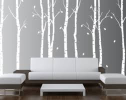Birch Tree Wall Decal Nursery Fantasy Enchanted Magical Forest Large Wall Mural Etsy In 2020 Nursery Wall Decals Tree Nursery Wall Decals Large Tree Decal