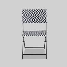 Woven Folding Patio Chair Black White Opalhouse Patio Chairs Outdoor Folding Chairs Leather Dining Room Chairs