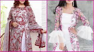 Style it with the bottoms like jeans, patialas, skirts, pants and leggings. Latest Floral Print Kurti Design Ideas Embroidered Net Kurti Designs Party Wear Suit Youtube