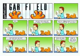 The Garfield Daily Comic Strip For May 18th 2014 Garfield Comics Funny Comic Strips Cartoon Strip