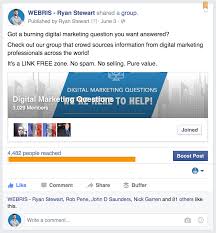 Click your browser's address bar to highlight the url, then press ctrl + c (windows) or ⌘ command + c (mac). How And Why To Build A Booming Facebook Group Seo Moz