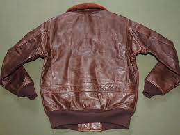 Eastman Horsehide G 1 Flight Jacket Leather Flight Jacket Brown Leather Bomber Jacket 1950s Fashion