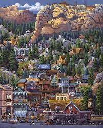 Dowdle folk art jigsaw puzzles are based on the work of eric dowdle himself. 42 Eric Dowdle Folk Art Ideas Folk Art Folk Art