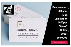 For crisp, clean edges, choose cardstock which is already scored. Business Card Printing In Dubai Print Dxb