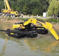 Customized Amphibious Excavator For Wetland Swamp River ...