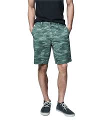 aeropostale mens camo casual walking shorts