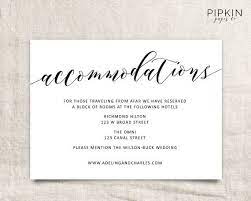 Wedding Accommodations Template Printable Accommodations Card Digital Download For W Wedding Accommodations Wedding Invitation Inserts Wedding Details Card