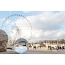 Original lensball pocket 80mm + original lensball wooden stand + lensball suction mount stand | k9 clear crystal ball photography sphere with microfiber bag. Rollei Lensball 90mm 22667 Fotokoch De
