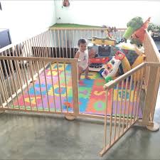 Buy Large Wooden Playpen Play Yard In Singapore Singapore The Pen Consists Of 8 Panels 60x90cm Each Made Of U Baby Play Yard Baby Play Areas Baby Playpen