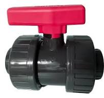 Válvula PVC 828-005 Válvula De Bola De PVC SCH80 1/2" - Enchufe Socket,  Para Agua O Fluidos No Corrosivos Scx Compact
