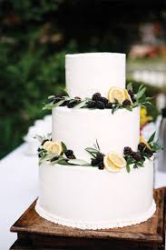 Favorite Simple And Clean With Natural Decorations Around The Tiers I M Thinking Fir Sprigs An Italian Wedding Cakes Simple Wedding Cake Lemon Wedding Cakes