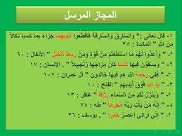 علاقات المجاز المرسل 1 قال تعالى أساتذة اللغة العربية Facebook