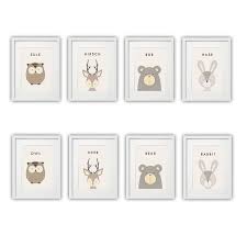 Kinderzimmer Bilder Set Babyzimmer Poster Din A4 Fur Madchen Jungen Baby Tiere Farbig Babyzimmer Deko In 2020 Babyzimmer Deko Kinder Zimmer Kinderzimmer