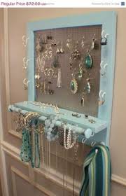 Best wall mount drying racks under $50. 51 Wall Mount Jewelry Organizer Ideas Jewelry Organization Jewellery Storage Wall Mount Jewelry Organizer