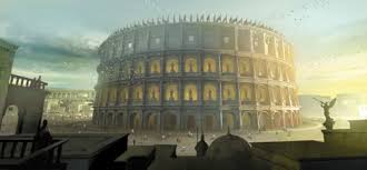 Miguel coimbra is a french freelance illustrator and graphic artist of portuguese origin. Colisee By Miguel Coimbra Gate Of Babylon Fantasy Landscape The Vampire Chronicles