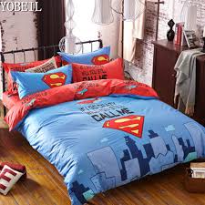 Eqiaoqukeq superman dc comics twin bedding duvet cover set,cute boys girls comforter set sw80xl89.76/w19.68xl27.55full/queen/twin size. Superman Sheets Bilscreen