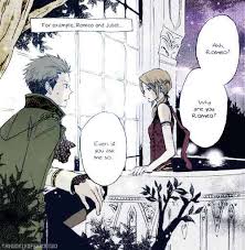 Bundled with the limited edition 15th volume of the manga. Akagami No Shirayukihime Romeo And Juliet Kiki And Mitsuhide